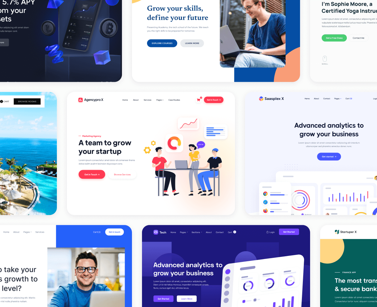 Browse Templates - Quantum | Webflow Template